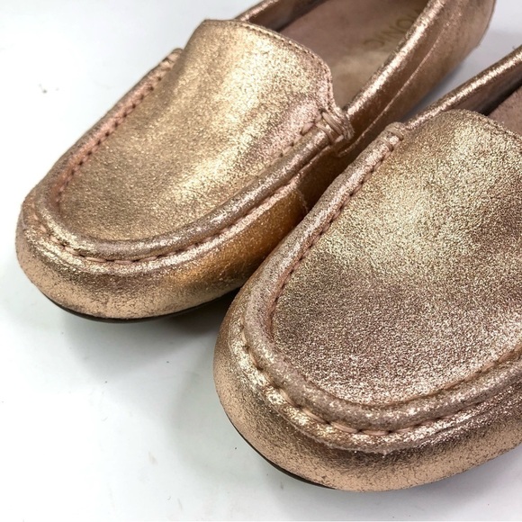 Vionic Debbie Metallic rose gold mocs moccasins loafers orthopedic 7 - Picture 10 of 11